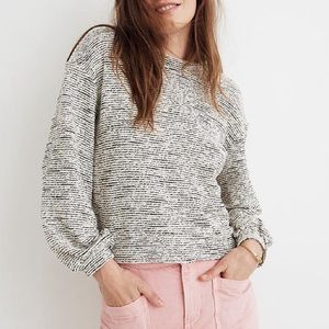 Madewell Texture and Thread Bubble Sleeve Top